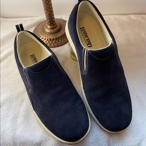 Lands End Suede slip on